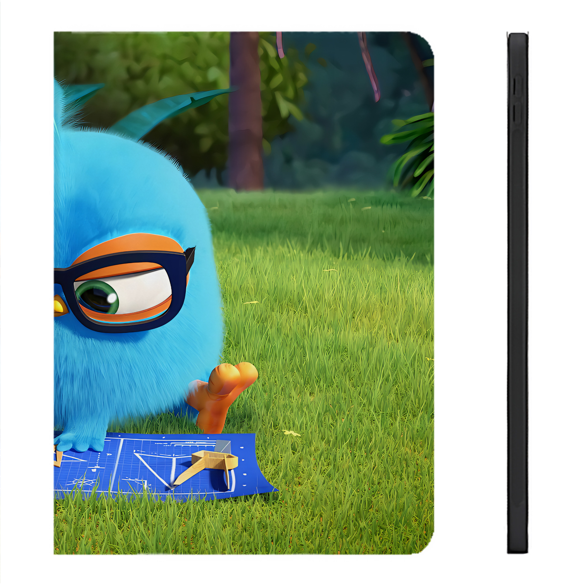 （画像用） Angry Birds アングリーバード IPadケース ペンホルダー付き ブックスタイルデザイン